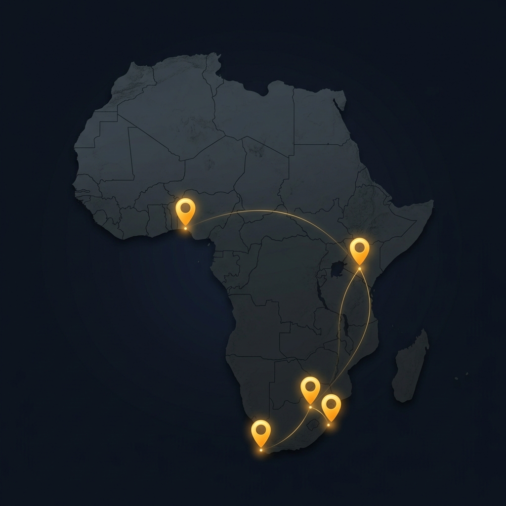 Africa expansion map